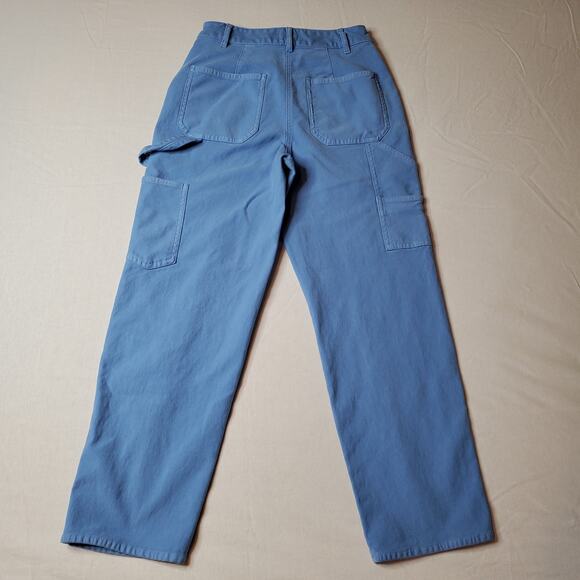 Aritzia Wilfred Free Women's Size 4 Brennan High Waist Utility Pants Blue - Picture 5 of 9